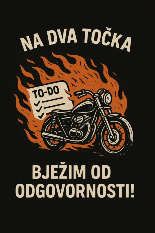majica bjezim od odgovornosti